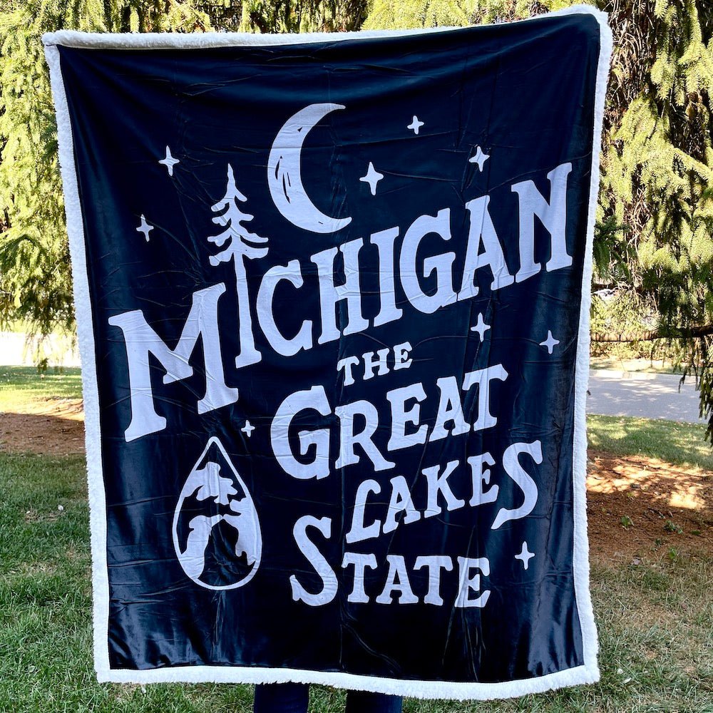 Michigan Vintage Blanket