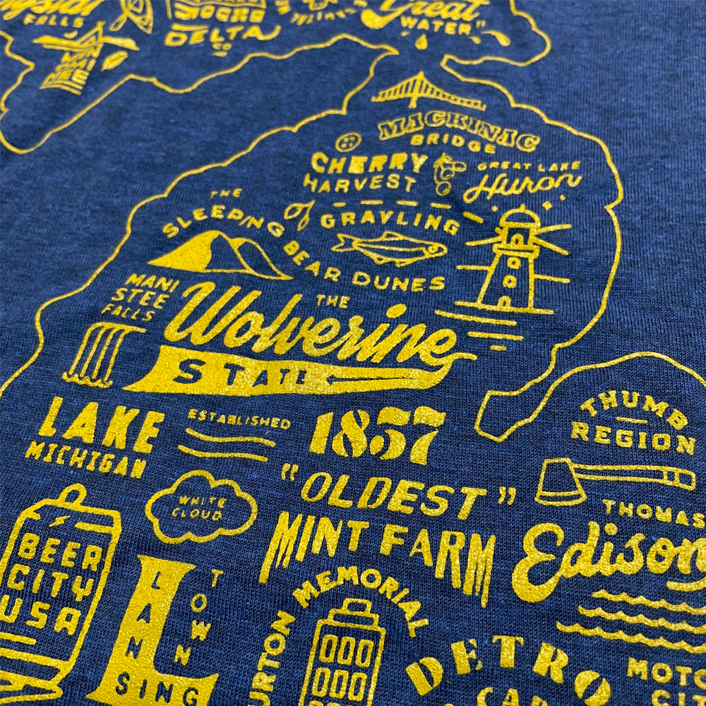 Michigan Places T-Shirt