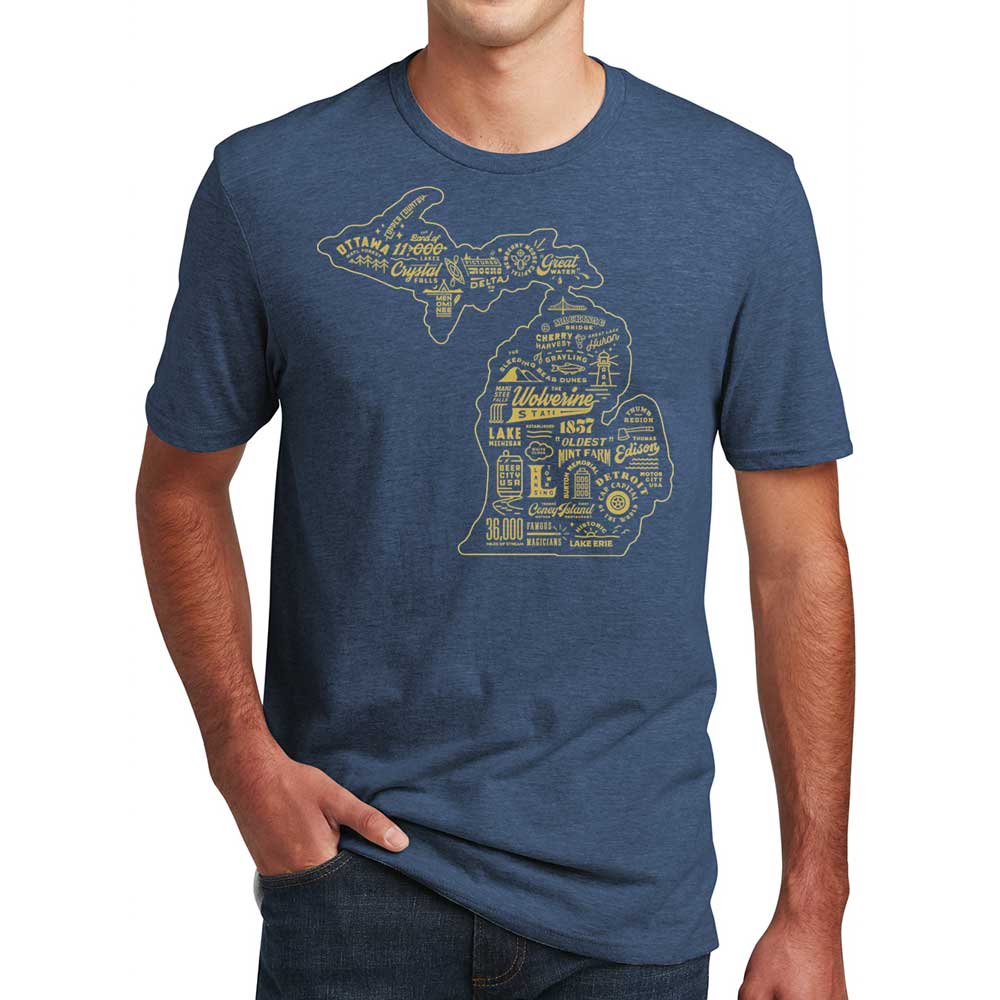 Michigan Places T-Shirt