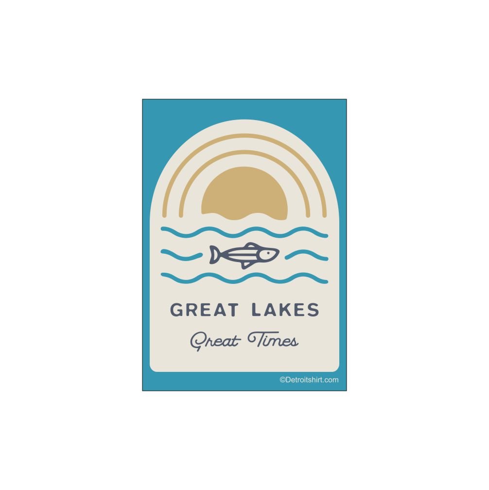 Sticker - Michigan Great Lakes Great Times