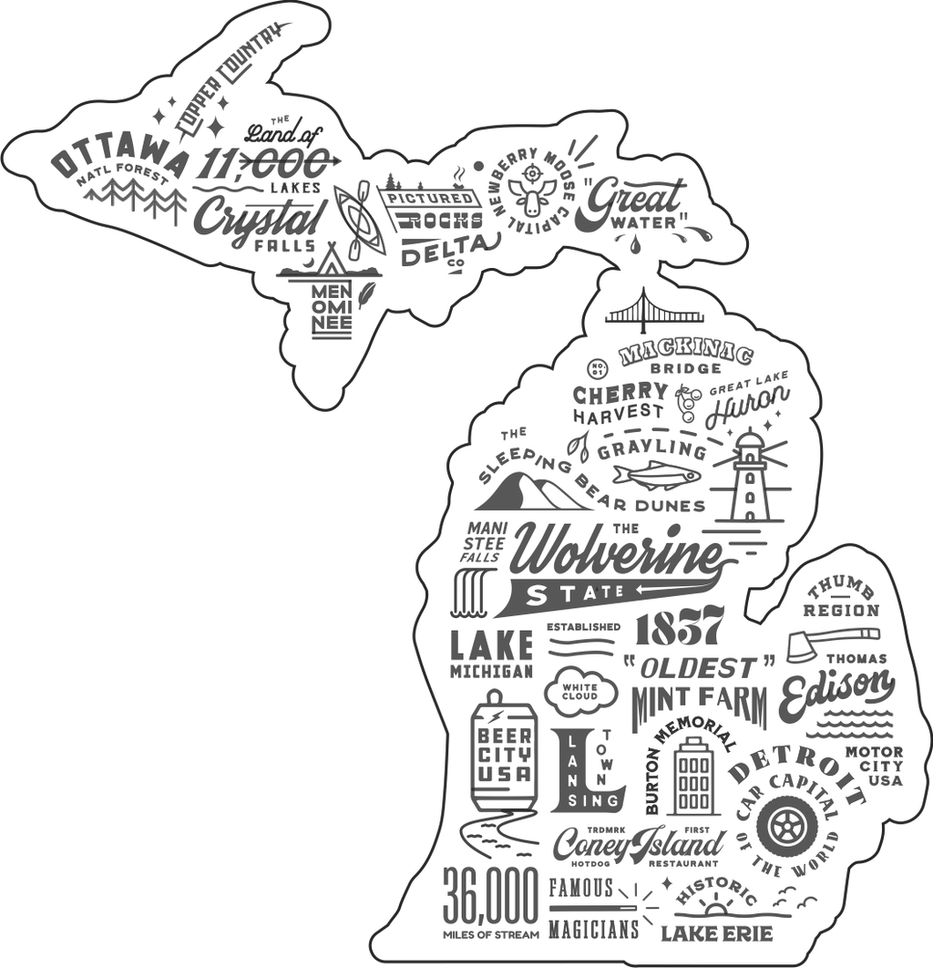 Michigan Places T-Shirt